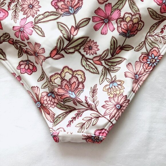 Old Navy Bikini Bottoms XS floral bathing suit swim women's NWT - Picture 8 of 12